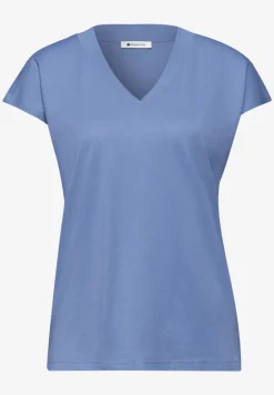 Chemise à épaules tombantes et col en V