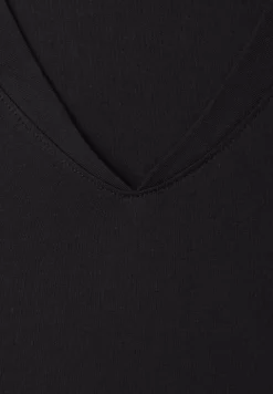 Chemise à épaules tombantes et col en V