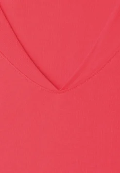 Chemise à épaules tombantes et col en V