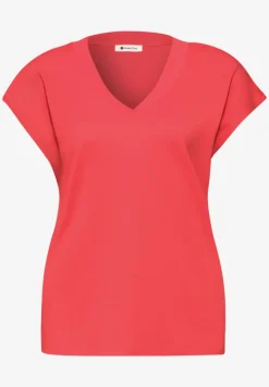 Chemise à épaules tombantes et col en V