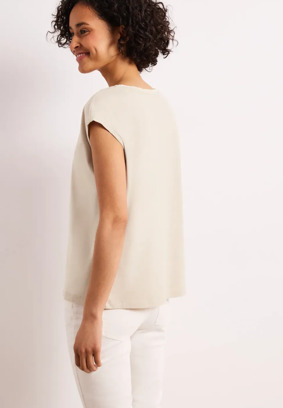 Chemise à épaules tombantes avec ruban décoratif