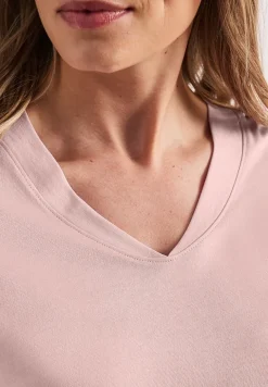 Chemise à épaules tombantes et col en V