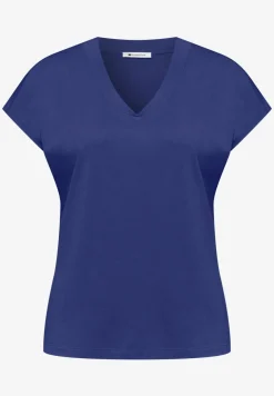 Chemise à épaules tombantes et col en V