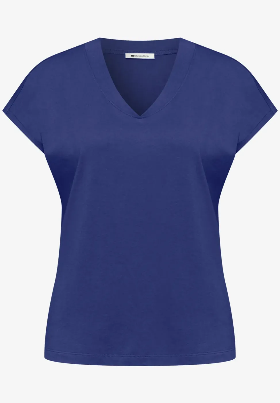 Chemise à épaules tombantes et col en V