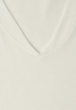 Chemise à épaules tombantes et col en V