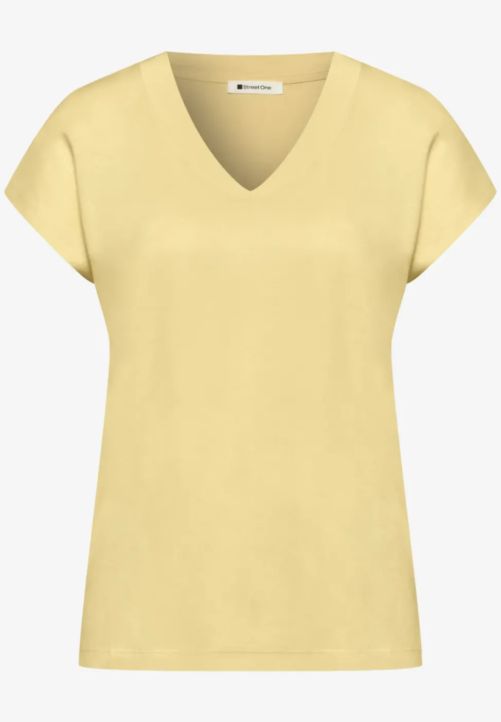 Chemise à épaules tombantes et col en V