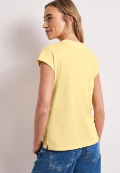 Chemise à épaules tombantes et col en V