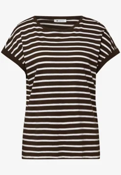 Chemise à rayures dropped shoulder