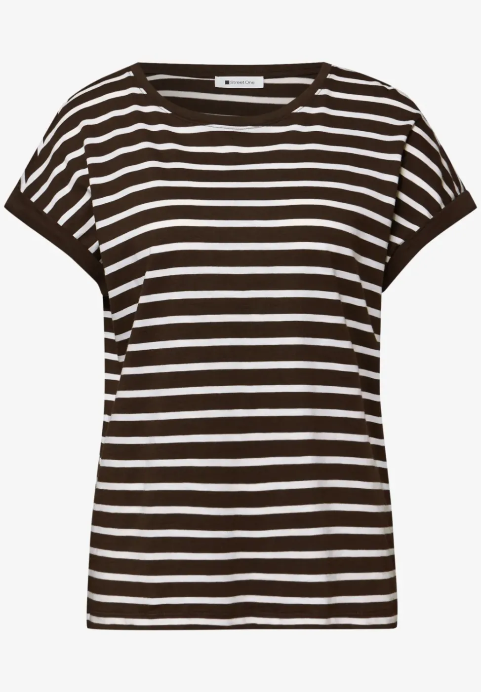 Chemise à rayures dropped shoulder