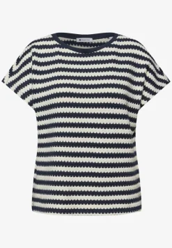 Chemise à rayures dropped shoulder