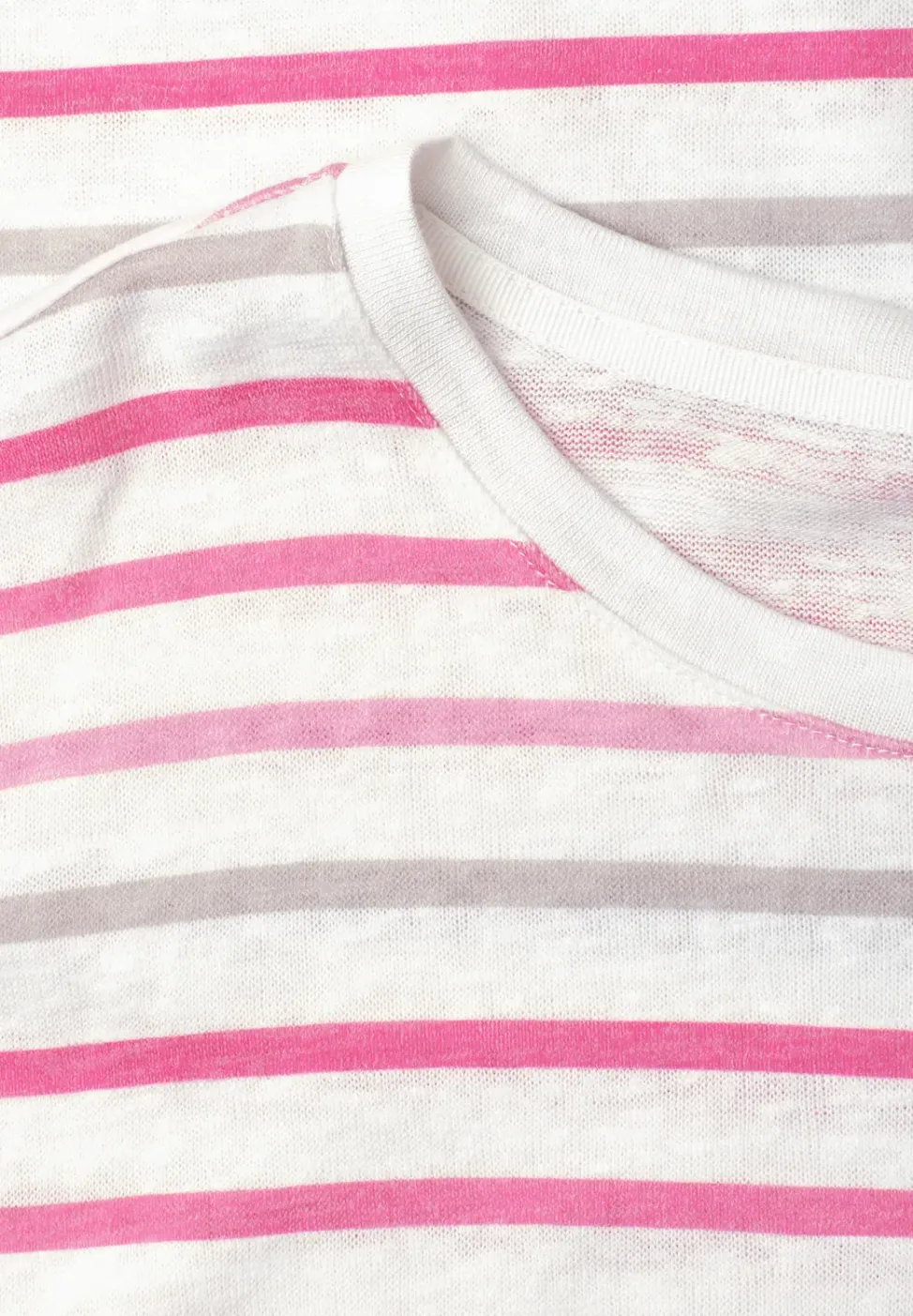 Chemise à rayures dropped shoulder