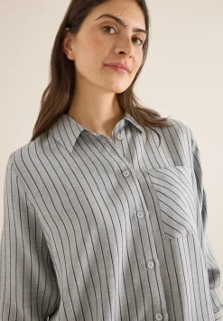 Chemise à rayures en flanelle