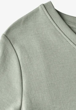 Chemise basique à col en V