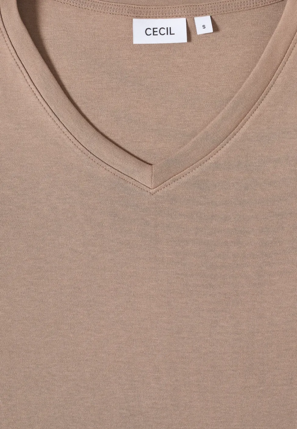 Chemise basique à col en V