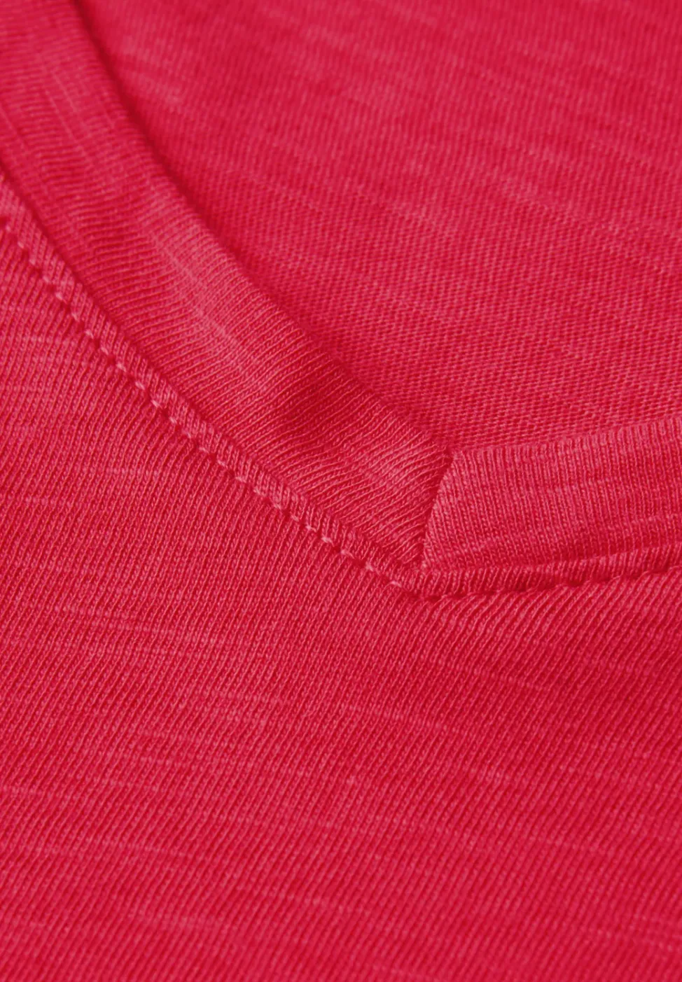 Chemise basique à col en V