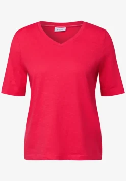 Chemise basique à col en V