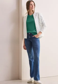 Chemise basique à col en V