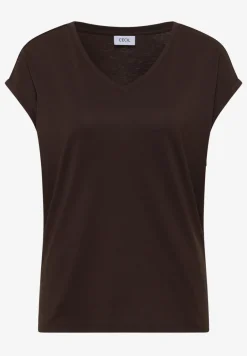 Chemise dropped shoulder avec col en V