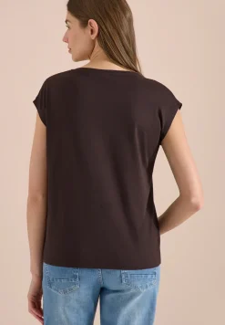 Chemise dropped shoulder avec col en V