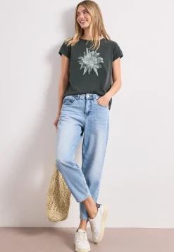 Chemise dropped shoulder avec artwork