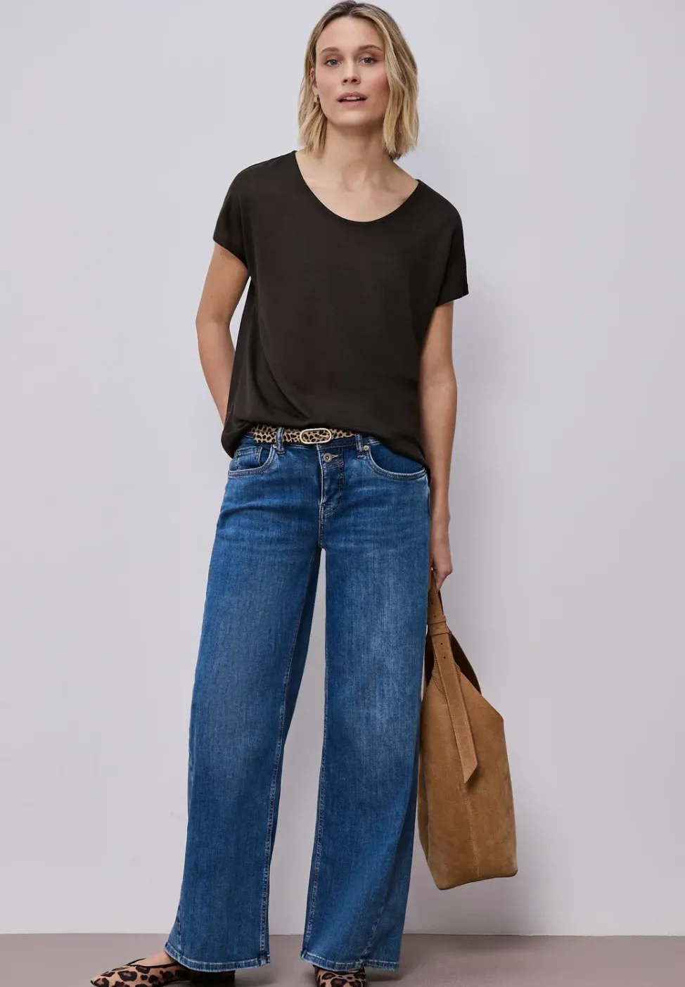 Chemise dropped shoulder look lin