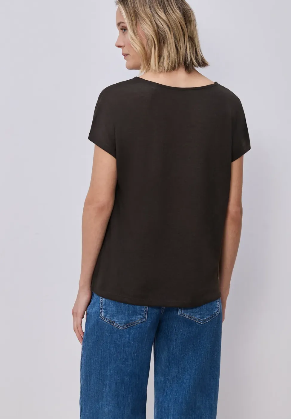 Chemise dropped shoulder look lin