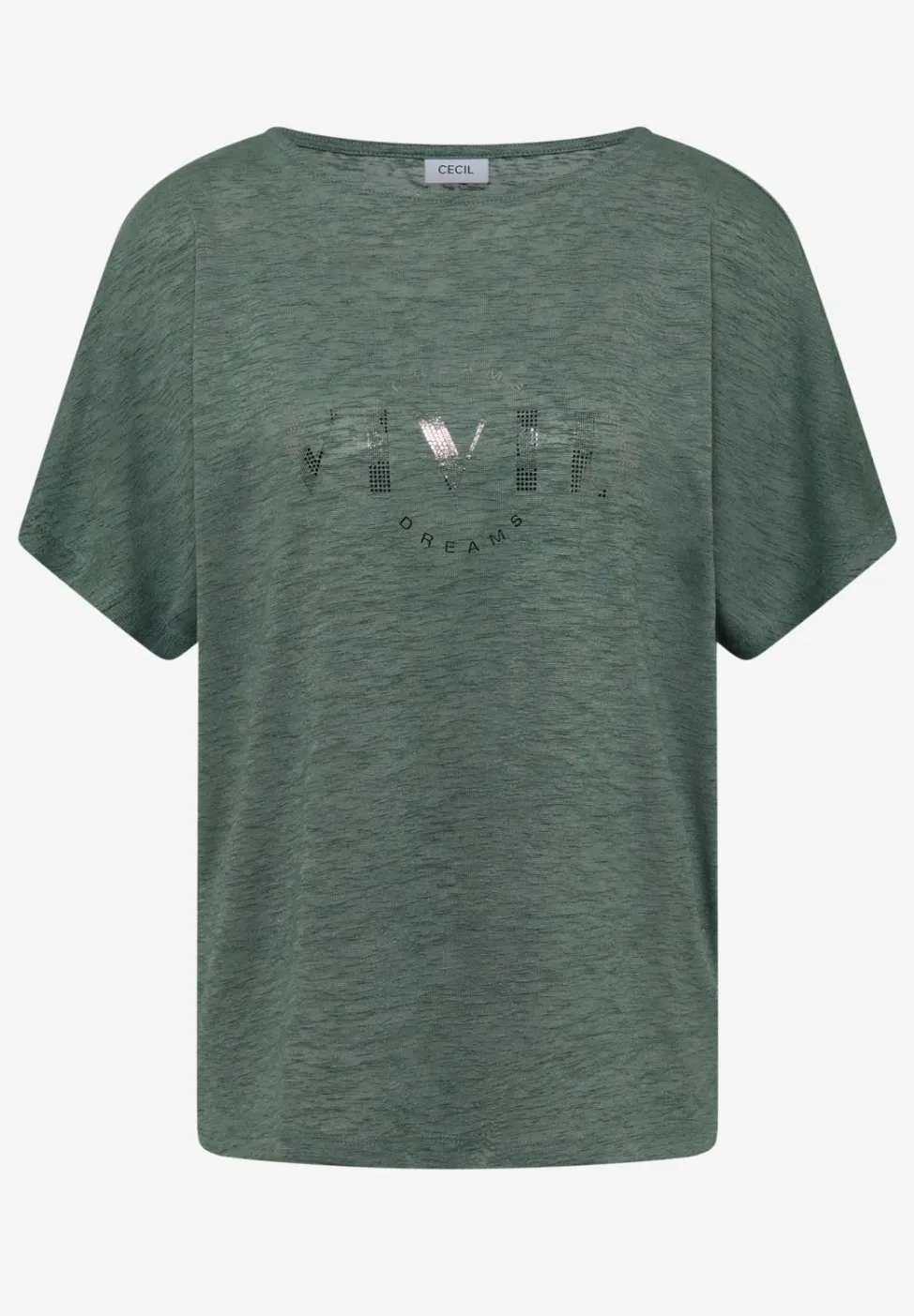 Chemise dropped shoulder aspect lin
