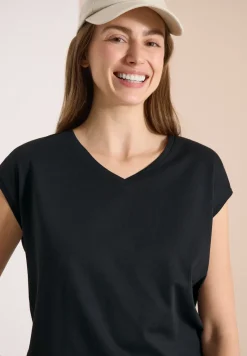 Chemise dropped shoulder avec col en V