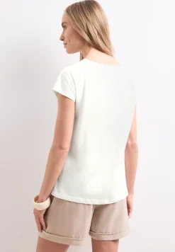 Chemise dropped shoulder avec wording