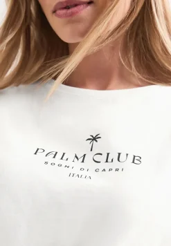 Chemise dropped shoulder avec wording