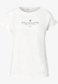 Chemise dropped shoulder avec wording