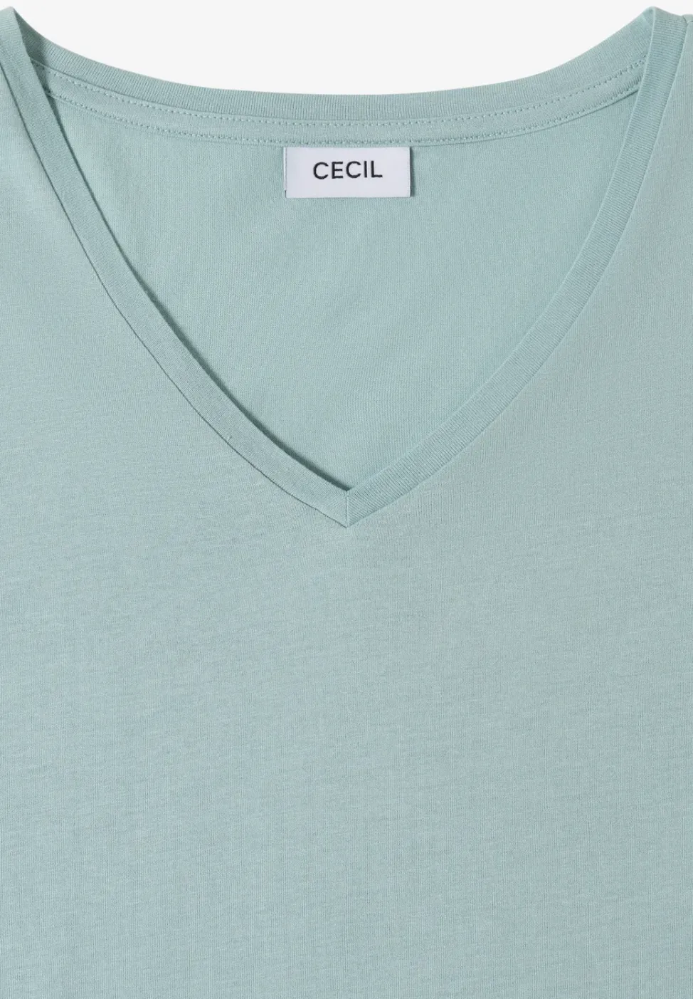 Chemise dropped shoulder avec col en V