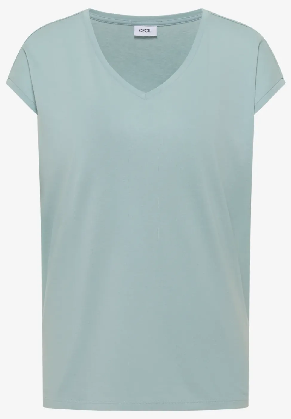 Chemise dropped shoulder avec col en V