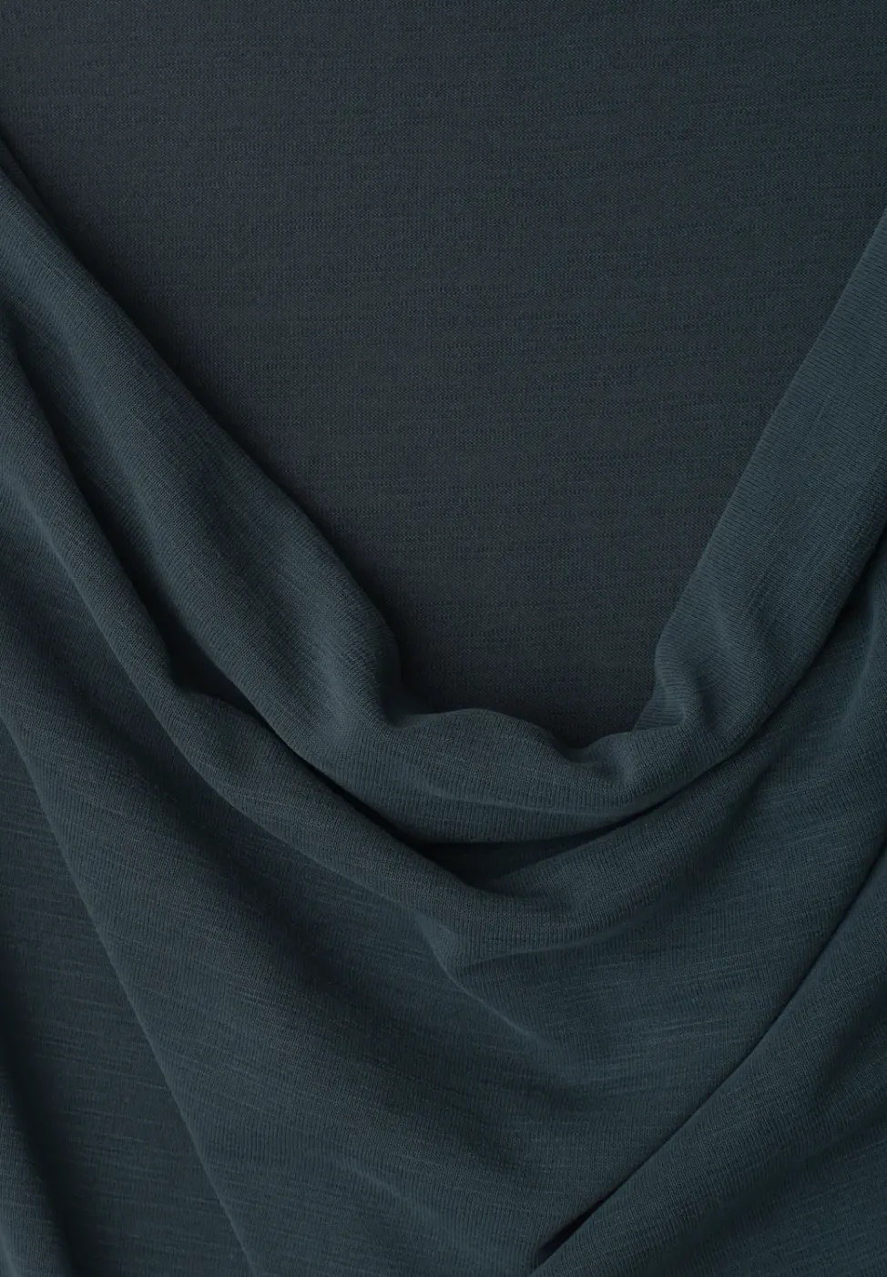 Chemise dropped shoulder avec cascade sur le devant