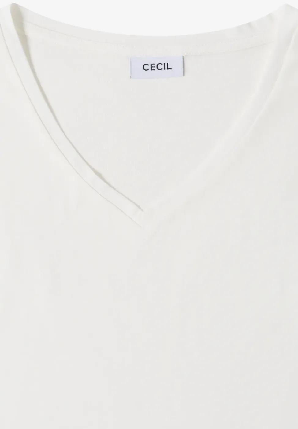 Chemise dropped shoulder avec col en V