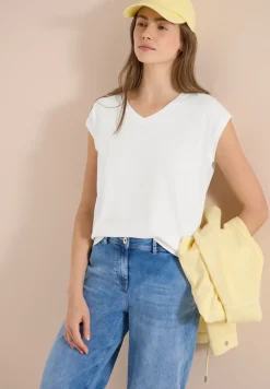 Chemise dropped shoulder avec col en V