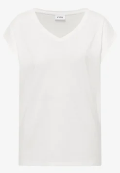 Chemise dropped shoulder avec col en V