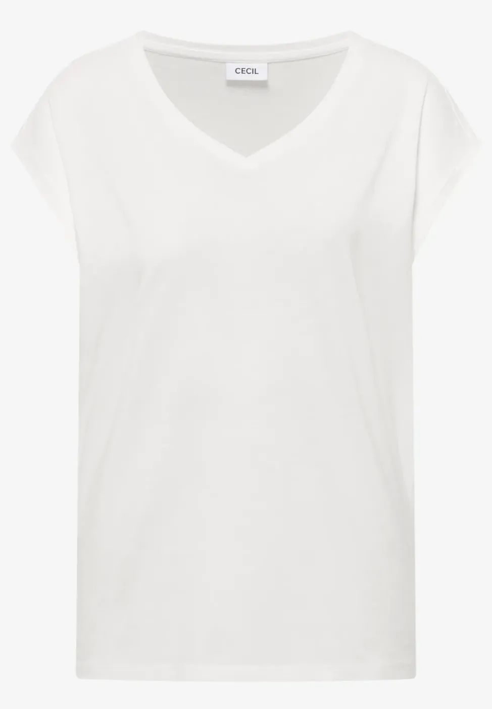 Chemise dropped shoulder avec col en V