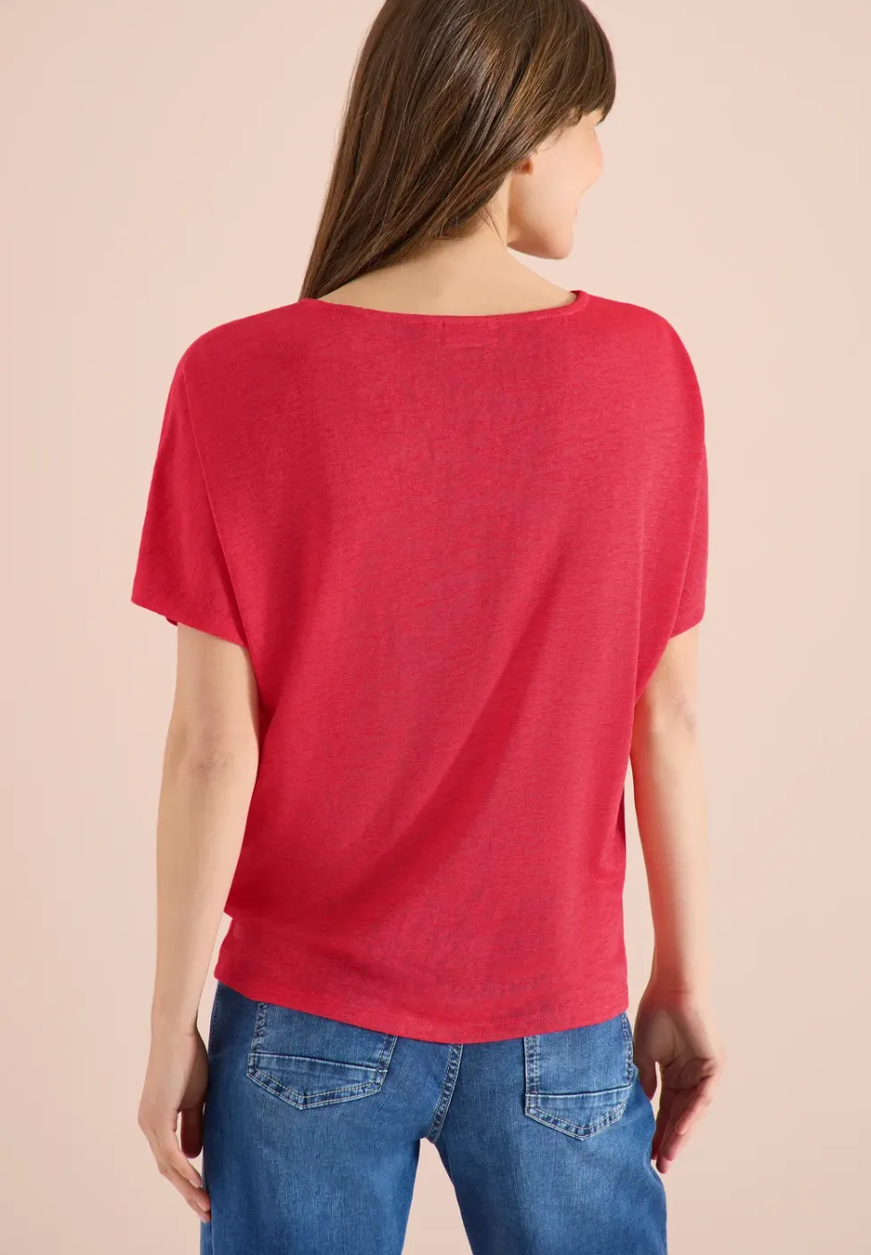 Chemise dropped shoulder aspect lin