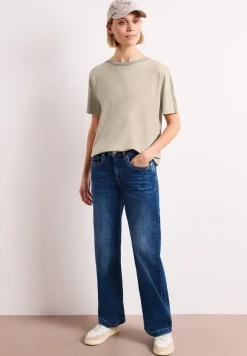 Chemise dropped shoulder avec paillettes