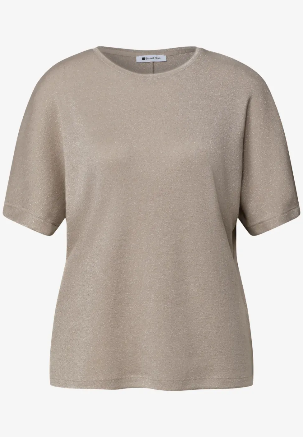 Chemise dropped shoulder avec détails scintillants
