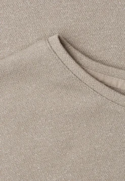 Chemise dropped shoulder avec détails scintillants