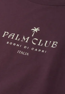 Chemise dropped shoulder avec wording