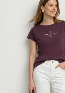Chemise dropped shoulder avec wording