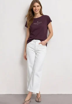Chemise dropped shoulder avec wording