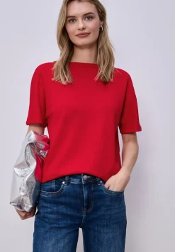 Chemise dropped shoulder avec détail côtelé