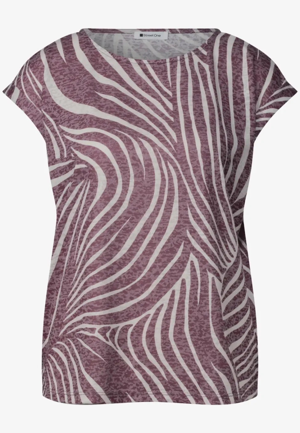 Chemise dropped shoulder au look dévoré