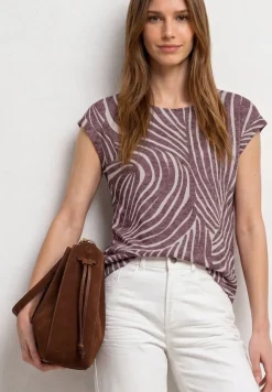 Chemise dropped shoulder au look dévoré