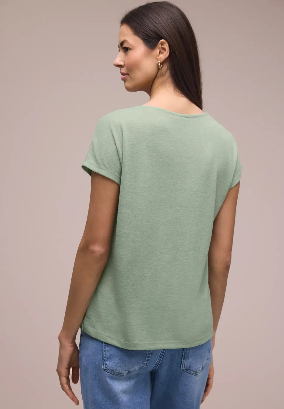 Chemise dropped shoulder look lin