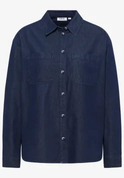 Chemise en coton Denim Look